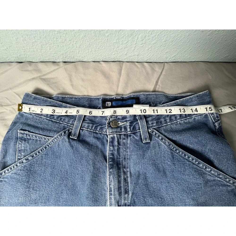 VTG 90s Y2K Levis L2 Carpenter Denim Shorts Men's 31 Baggy Wide Leg Skater Jean